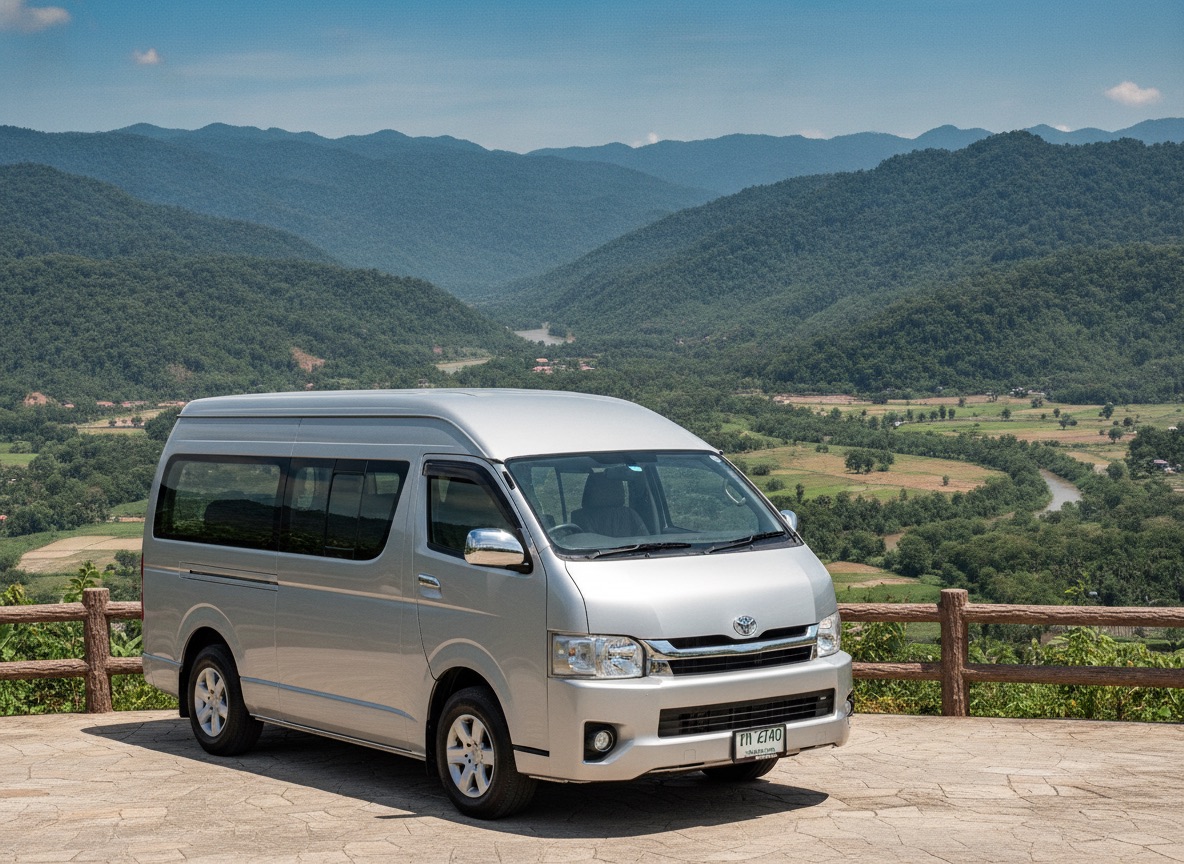 Toyota Commuter รถตู้เช่าพร้อมคนขับ